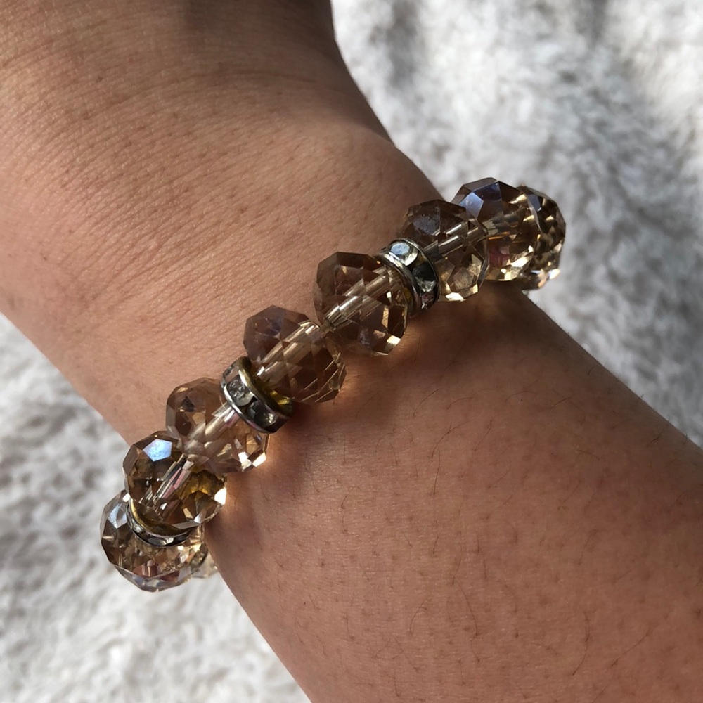 4/$25🛍 Smokey Beads Stretch Bracelet